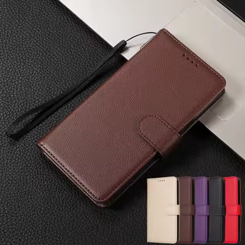 C71 C75 Anti-theft Wallet Case Flip Magnetic Leather Cover For Realme C75 C75X C71 Note 70T 70 60 50