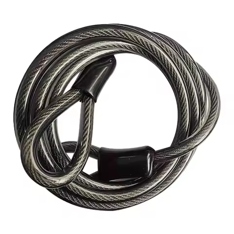 N0HA 1.8m Lock Cable Mtb Road Security Steel Anti-theft Wire Rope