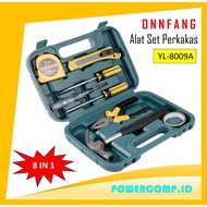 OnnFang YL-8009A Home Tool Kit 8Pcs Home Repair Tool Set 8 IN 1 Home Repair Tools - Tool Set Portabl