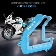 For CFMOTO 250SR 250NK 300SR 250 SR NK 300 SR Motorcycle Accessories CNC Front Sprocket Cover Chain 