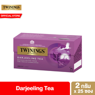 ทไวนิงส์ ชาสีทอง ดาร์จีลิง  ชนิดซอง 2 กรัม แพ็ค 25 ซอง Twinings Darjeeling Tea 2 g. Pack 25 Tea Bags