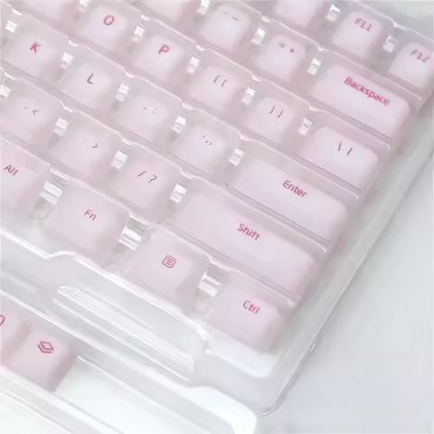 Nogi Soft Silicone Pudding Keycap PC Cherry Translucent for 60/64/84/98/108 Gaming Mechanical Keyboa