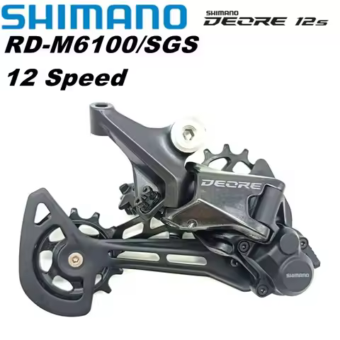 Shimano DEORE M6100 SGS Rear Derailleurs Mountain Bike 12 Speed MTB SHADOW Bike Parts Original RD M6