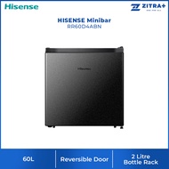 HISENSE 60L Minibar RR60D4ABN Peti Sejuk Fridge