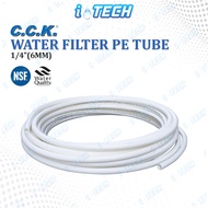 C.C.K Taiwan NSF Tubing 1/4" Tube Hose For RO/UF Water Dispenser Filter Fitting Spare Parts Accessor