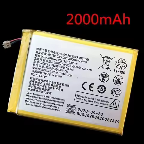 New Battery Li3820T43P3h715345 for ZTE Grand S Flex MF910 MF910S MF910L MF920 MF920S MF920W+ MEGAFON