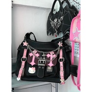 y2k Bag y2k Asian Culture Mine Series Original Niche Millennium Hot Girl Handbag y2k Cool kitty Cat 