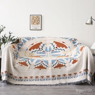 AZFU superior productsBohemian Full Cover Sofa Cover Cotton and Linen Fabric Sofa SlipcoverinsSofa Protective Cover Dust