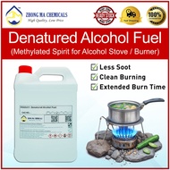 Alcohol Fuel / Camping Fuel / Spirit Fuel (for Alcohol Stove / Alcohol Burner) 5L