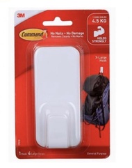 3M COMMAND 無痕 X-LARGEHOOK 多功能無痕免打孔超大號掛勾 承重: 4.5KG （包郵）*