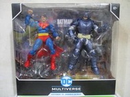 戰隊6吋水行俠NECA英雄MARVEL漫威DC麥法蘭7吋黑暗騎士歸來 超人 VS 蝙蝠俠 2入組可動公仔六佰五十一元起標