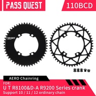 PASS QUEST-Round Narrow Wide Chainring Chainring, Chainring, Monoplate, BCD110 UT R8100 DA R9200 Cra