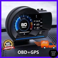 CBW P6 GPS OBD OBD2 CAR Smart Gauge Digital Meter Alarm Speed Gauge display Interface Water Oil temp