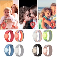 2 Pack Wristband for Airtag Kids, GPS Bracelet for Kids Compatible with Air Tag, Nylon Watch Band Tr