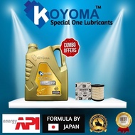 Peugeot 206 208 308 3008 508 5008 OIL FILTER 1109-Z1 + KOYOMA 10W40 SEMI SYNTHETIC ENGINE OIL