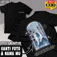 KAOS COUPLE BUCIN TERBARU CUSTOM FREE DESAIN SEHARI JADI EFEK NEGATIF BUCIN TERBARU