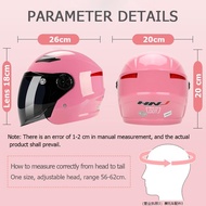 Helmet Motor  ❥HNJ Half Face Helmet Motor Open Face (56-62CM) Motorcycle Bicycle✦