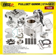 Fasstek Racing Yamaha Lc135 @ Y15 63mm 65mm 66mm 68mm Stage 1 @ 2 BIllet CNC Alloy Head Block Cam TO