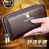 ☏◄Dompet lelaki Playboy beg tangan panjang lelaki berkapasiti besar slot berbilang kad dompet dompet zip beg tangan lela