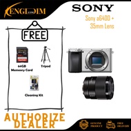 (READY STOCK) Sony A6400 + FE 35mm F1.8 Lens (SONY MALAYSIA WARRANTY)