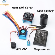 LeadingStar Fast Delivery 3650 3900KV Brushless Motor 45A/60A/80A/120A ESC Radiator with Program Card Combo for 1:8/1:10 RC Car RC Boat Part