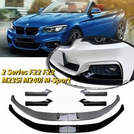 Front Bumper Splitter Lip Diffuser Spoiler Cover Guard Deflector Lips For BMW 2 Series F22/F23 M235i