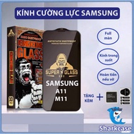 New generation Samsung A11, M11 Kingkong tempered glass full screen phone screen protector