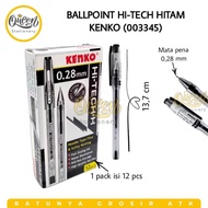 3 PCS BOLPEN HI TECH 0.28 MM KENKO PULPEN BALLPOINT GEL HI TEC
