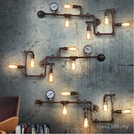Wall Lamp Retro Restaurant American Iron Art loft Decorative Water Pipe Aisle Bar Unique Wall Lamp C