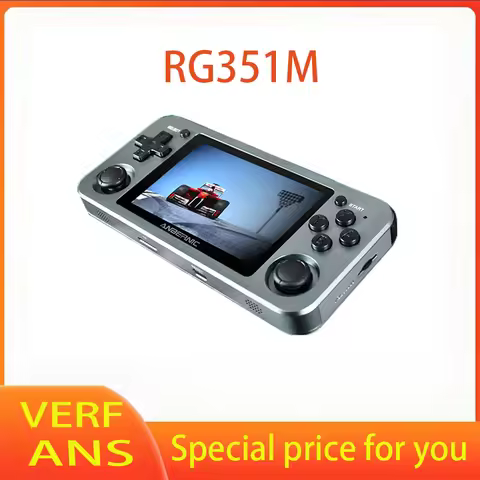New RG351M retro handheld game console 2500 classic games support WiFi function open source system R