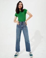 TheBlueTshirt - Quần Jeans Lưng Cao Nữ Ống Rộng - The Original Dad Jeans - Women