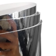 300 gsm A4 Mirror Paper - Silver Glass