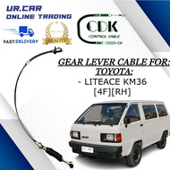 CDK TOYOTA LITEACE KM36 [4F] [RH] GEAR LEVER CABLE HIGH QUALITY PRODUCT READY STOCK IN MALAYSIA