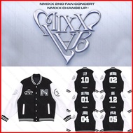 GC1 NMIXX 2025 Change Up Mixx Lab vocal concert same style thin print baseball coat jacket CG1