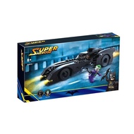 Compatible with Lego Superhero DC Batmobile: Batman Hunting Joker 76224 Assembled Building Block Toy