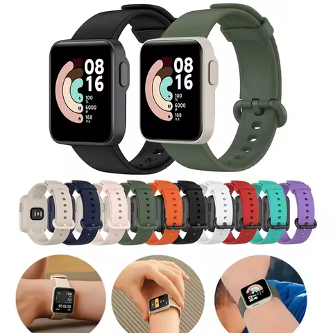Silicone Strap for Xiaomi Mi Watch Lite Band Sport Smartwatch Replacement Watchband Bracelet Mi Watc
