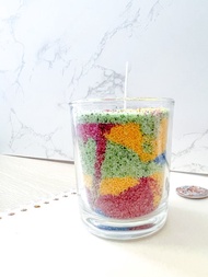 沙畫蠟燭DIY材料包 香薰禮物