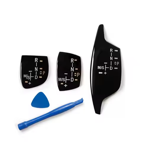 Car Gear Shift Knob Panel Cover Sticker Trim For BMW 1 2 3 4 5 7 Series F01 F02 X1 X3 X5 X6 M3 M5 F3