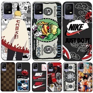 Case For TCL 405 406 406S Case Back Phone Cover Protective Soft Silicone Black Tpu dollar funny patt