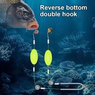 Double-Hook Rig Attractive Silver Finish Double-Hook Design Catfish Rig