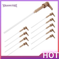 【Yinahiut001】10 Pcs Coffee Milk Tea Dispenser Syrup Pump Gold Liquid Dispenser for  Syrup 8Ml Juice 