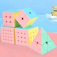 Macaron-colored magnetic Rubik's Cube, 3x3, 2x2, 4x4, 5x5 triangle pyramid Rubik's Cube, a great puz