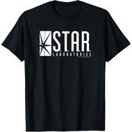 Men's cotton T-shirt The Flash TV Series S.T.A.R. Labs Logo T-Shirt 4XL , 5XL , 6XL