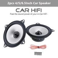 ❈2pcs 4/ 5 /6.5 Inch Car Speakers 60W 100W Vehicle Door Subwoofer Car Audio Music Stereo Full Ra y┲