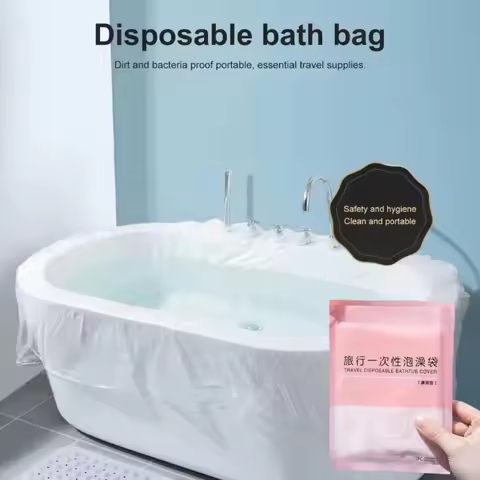 1-20Pcs Disposable Bathtub Cover Liner Set Thickened Convenient Solution For Salons Hotels And Home 