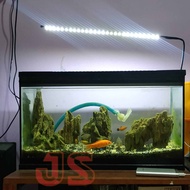 lampu aquarium 50 cm dengan 28 mata led smd putih terang lampu aquascape lampu akuarium jepit colokan USB.