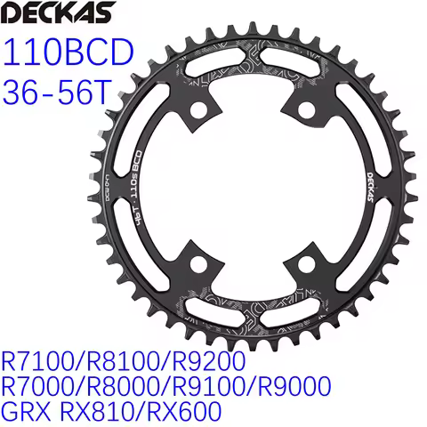 Deckas Road Bike Chainring 110bcd 9 10 11 12s R7100/R8100/R9200 R7000/R8000 /R9100/R9000/4700/5800/6