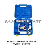 FVT808L-IS PIPE FLUSH TOOL SET/FLARING SUITCASE VFT-808-L-IS VALUE + CUTTER