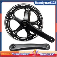 【BM】48T Single Speed 170mm Road Bike Folding Bicycle Crankset Bike Crank Set Chainwheel Sprocket Replacement Parts