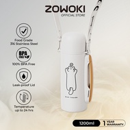 Zowoki G9 Travel Thermos Flask Water Bottle (1200ml)